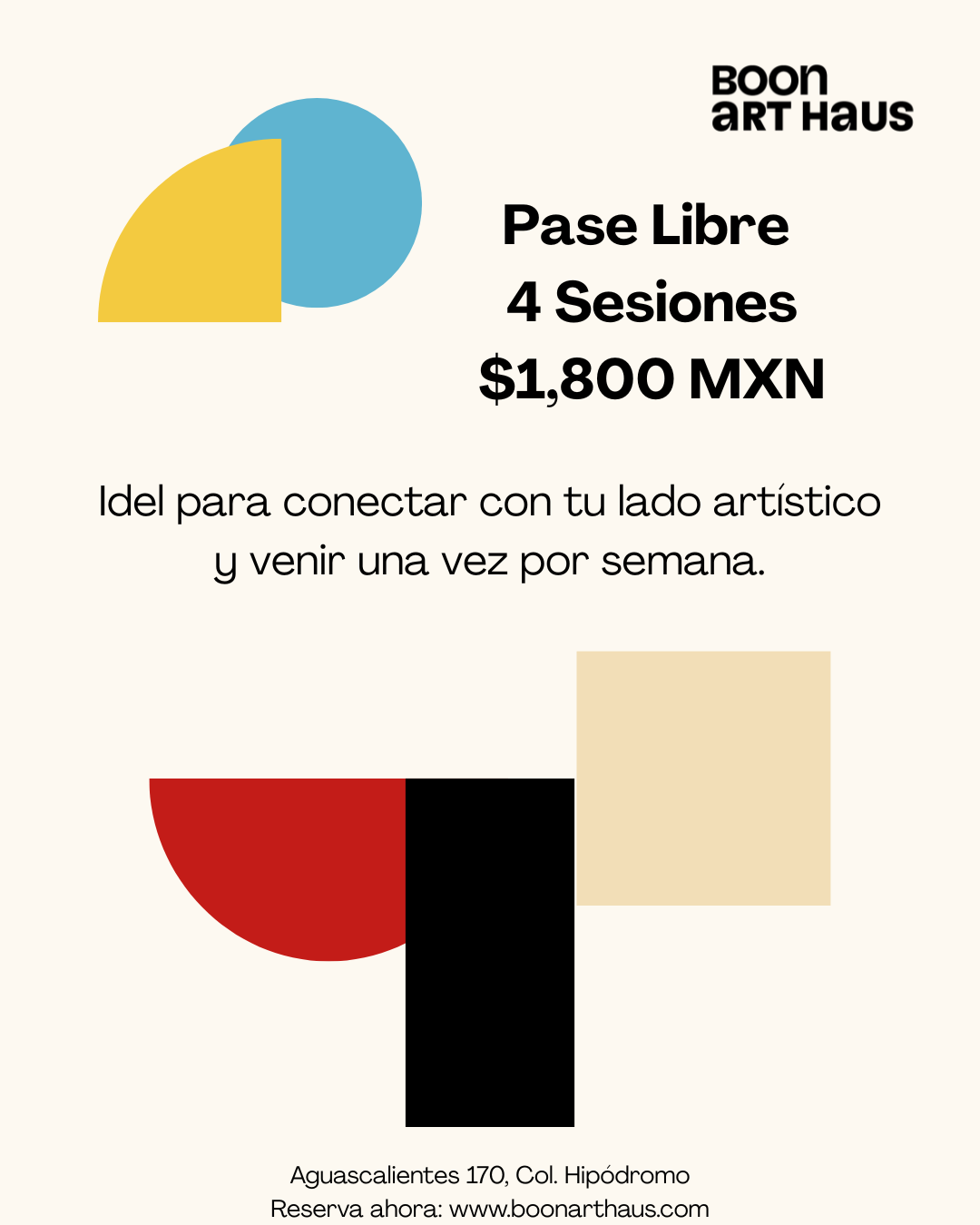 Pase Libre - 4 Sesiones