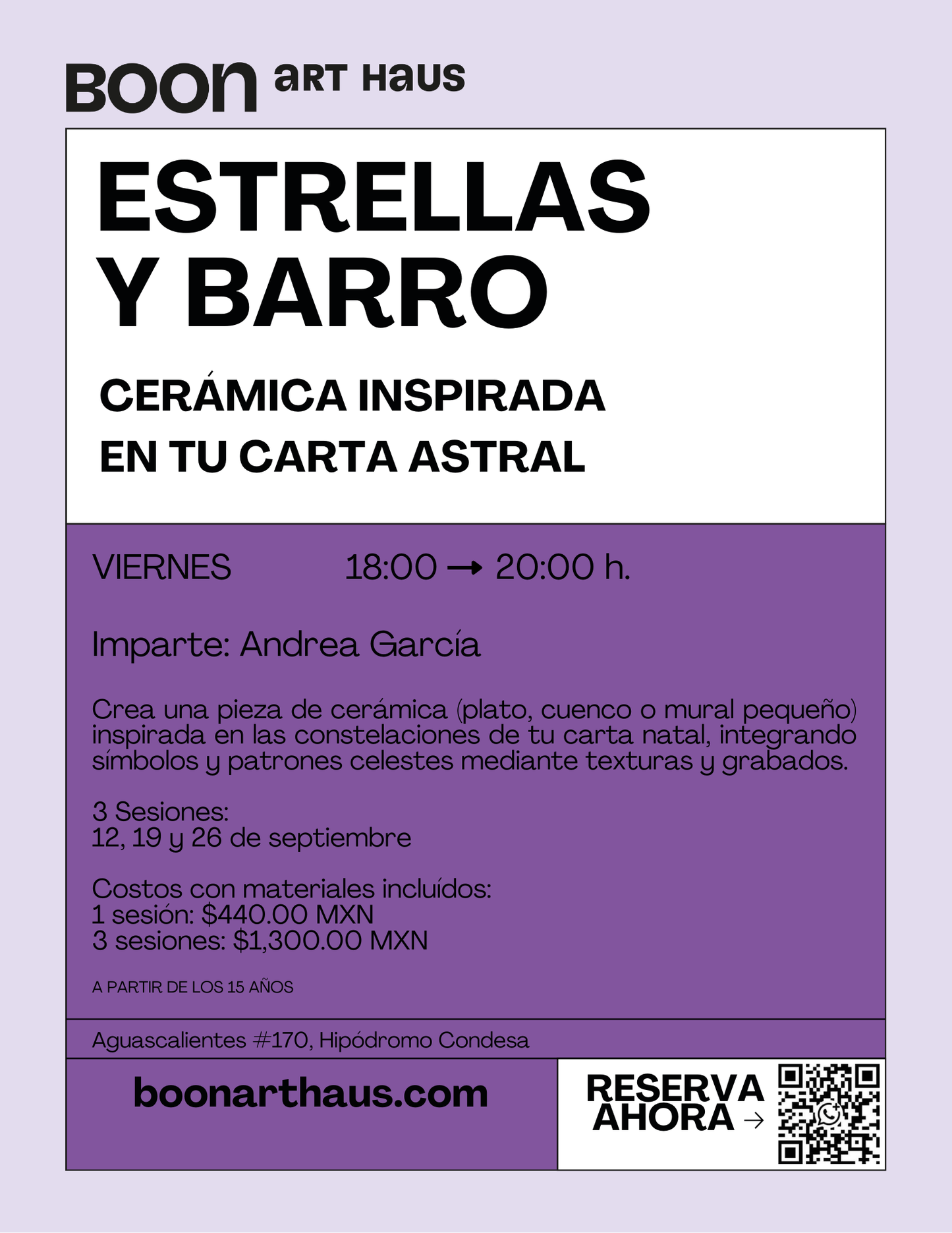 3 Sesiones "Estrellas y Barro"