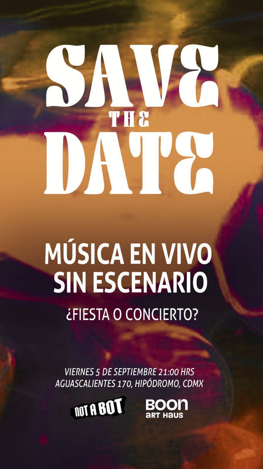 Música en Vivo Sin Escenario (Preventa)